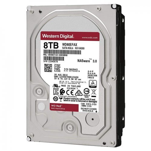 WD Red WD80EFAX 8TB 3.5" 5400RPM 256MB Sata 3 NAS Harddisk - incehesap.com