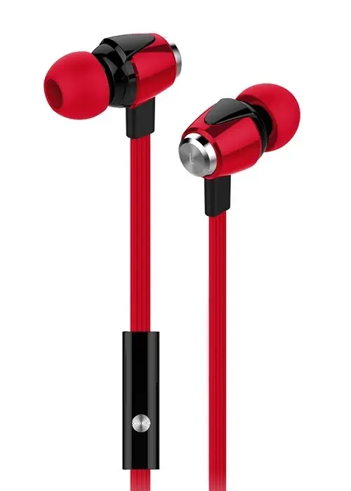 HyperGear 3.5mm Jack Girişli Kablolu Kırmızı Kulaklık
