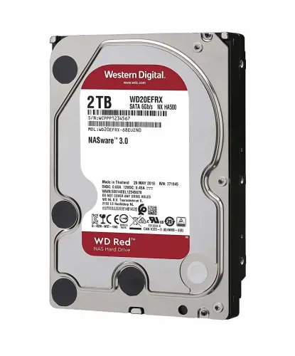 WD Red WD20EFRX 2TB 3.5″ 5400 Rpm 64MB Sata 3 NAS Harddisk