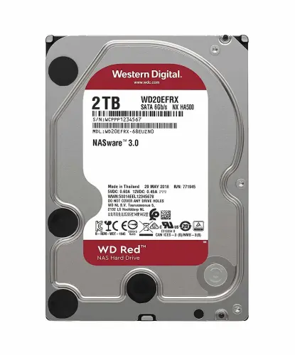 WD Red WD20EFRX 2TB 3.5″ 5400 Rpm 64MB Sata 3 NAS Harddisk