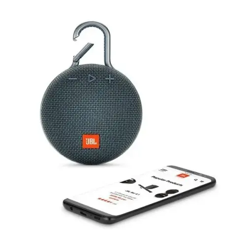 JBL Clip 3 IPX7 Su Geçirmez Taşınabilir Mavi Bluetooth Hoparlör