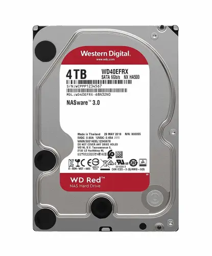 WD Red WD40EFRX 4TB 3.5″ 5400 RPM 64MB SATA 3 NAS Harddisk