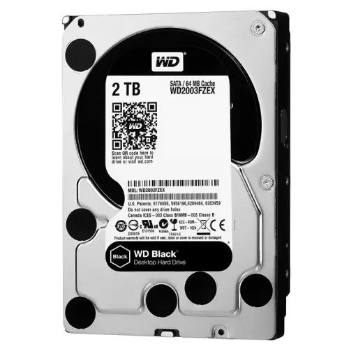 WD Black WD2003FZEX 2TB 3.5″ 7200 Rpm SATA3 64MB Harddisk