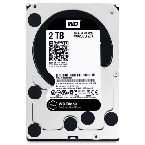 WD Black WD2003FZEX 2TB 3.5″ 7200 Rpm SATA3 64MB Harddisk