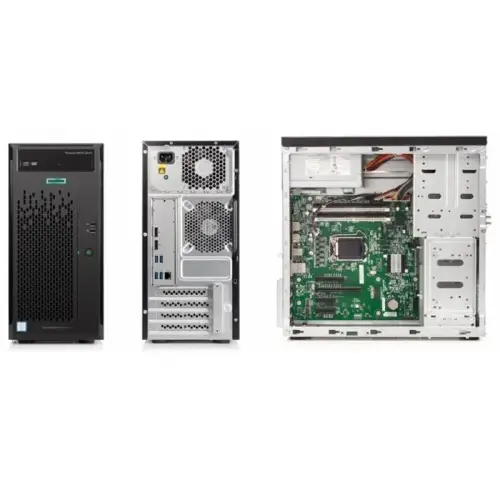 HP 838124-425 ML10 Intel Xeon E3-1225 v5 3.30GHz/3.70GHz 1x8GB 2x1TB Sata LFF 3.5″ Non-Hotplug DVD-RW 300W Tower Sunucu