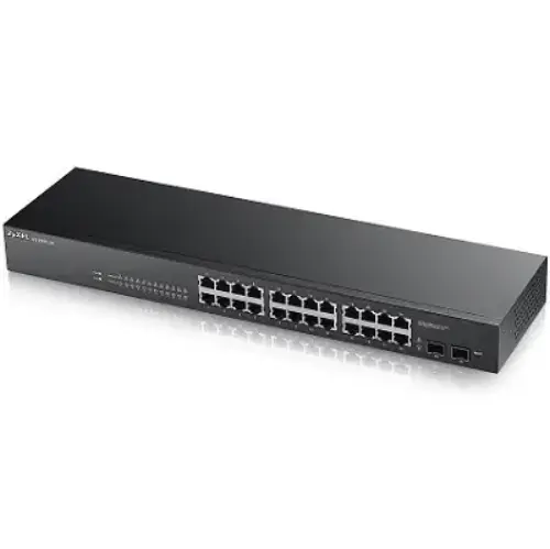 Zyxel GS1900-24 24 Port 10/100/1000+2xDual SFP L2 Yönetilebilir Switch