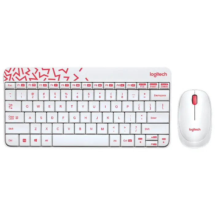 Logitech MK240 920-008214 Nano USB Q TR Optik Kablosuz Klavye Mouse Set