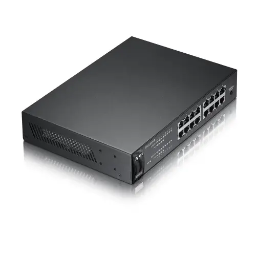 Zyxel ES1100-16P 16 Port IEEE 802.3az 8x10/100 Mbps PoE Switch