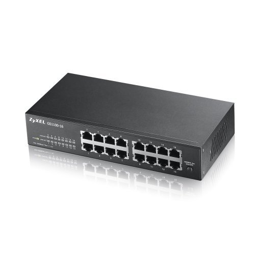 Zyxel GS1100-16 16 Port 10/100/1000 GbE Yönetilemez Switch