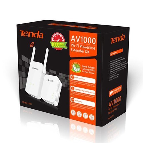 Tenda PH5 AV1000 Wi-Fi 300Mbps Powerline Adaptör Kit