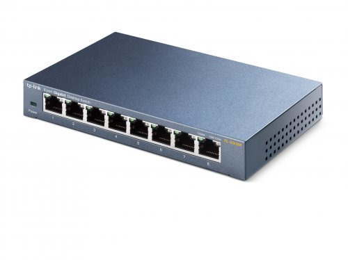 Tp-Link TL-SG108 8 Port 10/100/1000Mbps Çelik Gigabit Switch