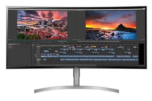 LG 38WK95C-W 38″ 5ms 60Hz UltraWide WQHD FreeSync IPS LED Curved Gaming Monitör