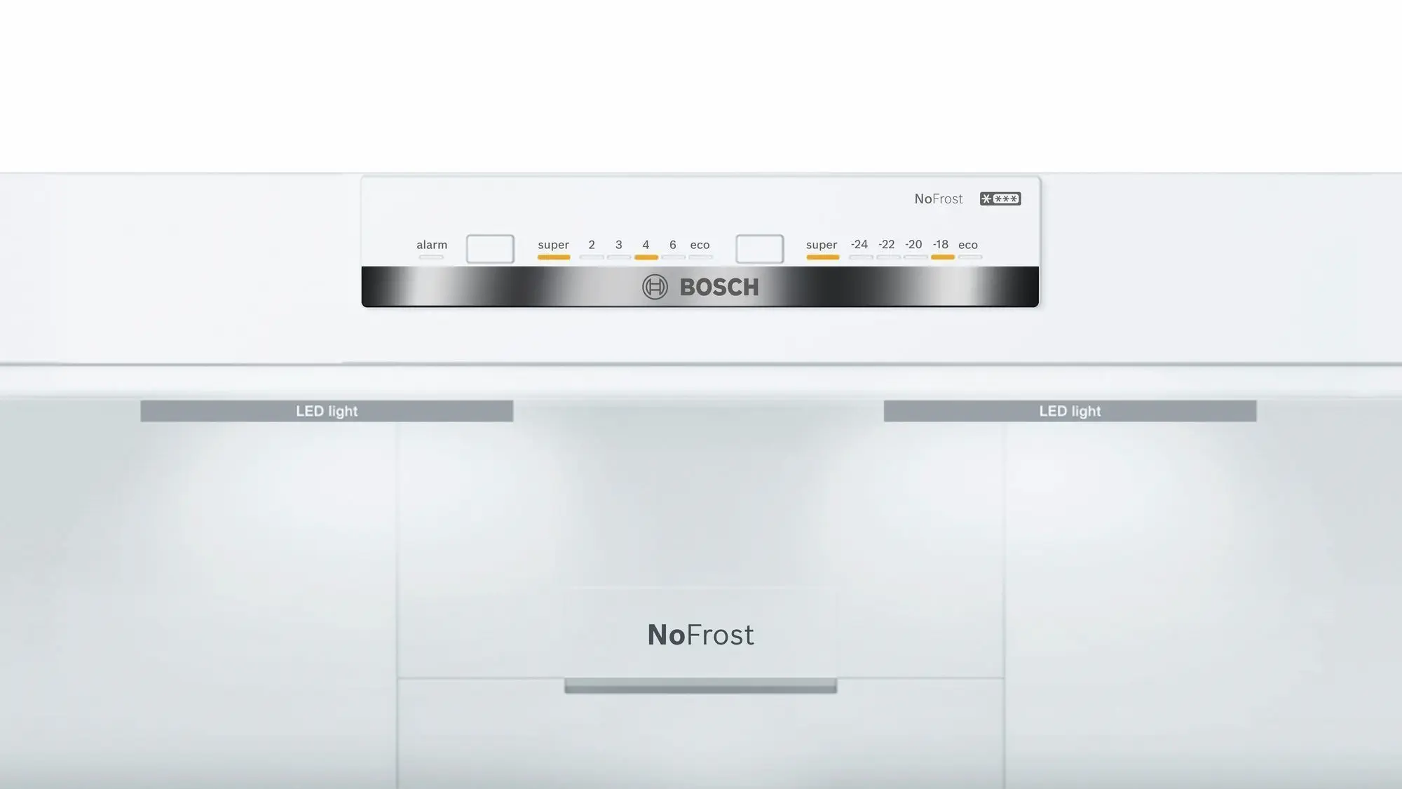Bosch KGN86DW30N A++ 682 Lt NoFrost VitaFresh Beyaz Kombi Tipi Buzdolabı