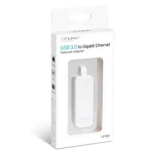 Tp-Link TL-UE300 USB 3.0 Gigabit Ethernet Ağ Adaptörü - Beyaz