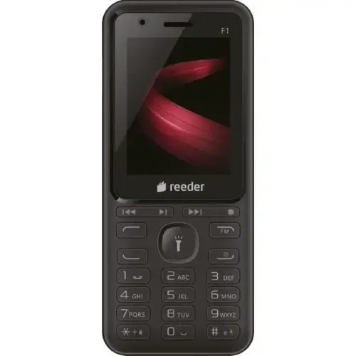 Reeder F1 Touche Siyah Tuşlu Cep Telefonu - Distribütör Garantili