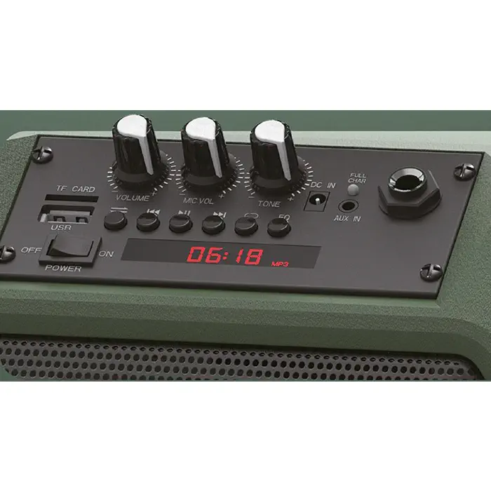 Magicvoice MV-10148AE Mikrofonlu USB-SD-BT Taşınabilir Ses Sistemi