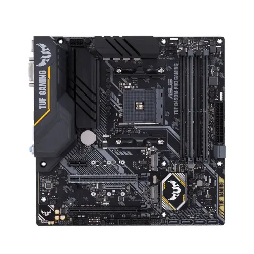 Asus TUF B450M-Pro Gaming AMD B450 Soket AM4 DDR4 4400(OC)MHz mATX Gaming(Oyuncu) Anakart