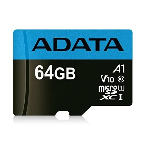 Adata Premier 64GB 100MB/s UHS-I Class10 V10 MicroSDXC Hafıza Kartı - AUSDX64GUICL10A1-RA1 