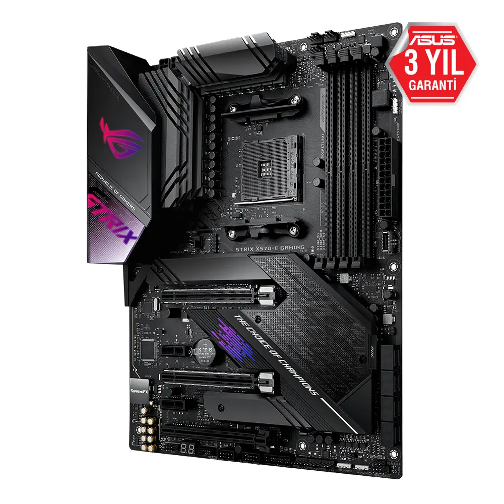 Asus ROG Strix X570-E Gaming AMD X570 Soket AM4 DDR4 4400(OC)MHz ATX Gaming Anakart