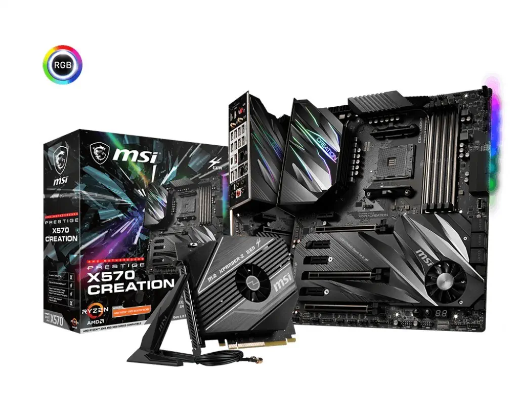 MSI Prestige X570 Creation AMD X570 Soket AM4 DDR4 4600(O.C.)MHz E-ATX Gaming Anakart