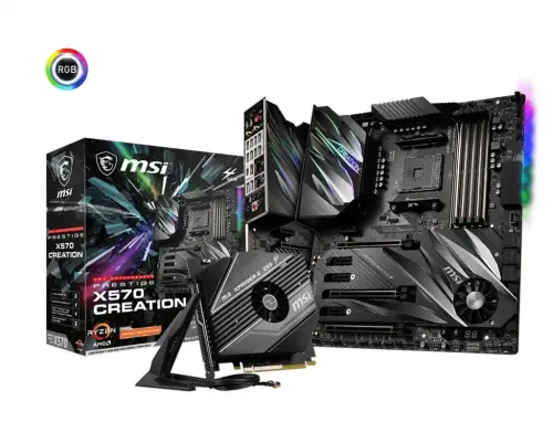 MSI Prestige X570 Creation AMD X570 Soket AM4 DDR4 4600(O.C.)MHz E-ATX Gaming Anakart