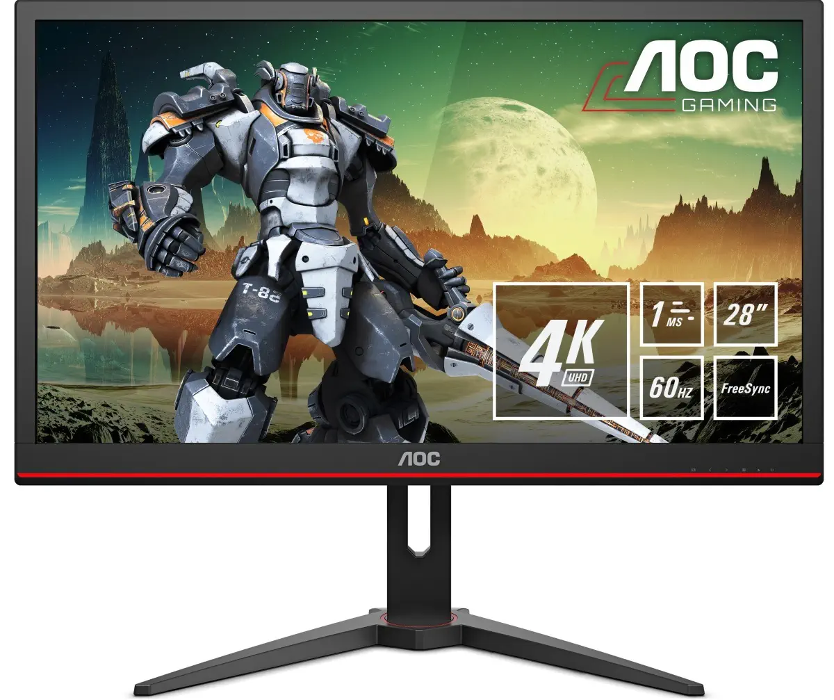 AOC G2868PQU 28″ 1ms 60Hz FreeSync FlickerFree TN WLED 4K Ultra HD Gaming Monitör
