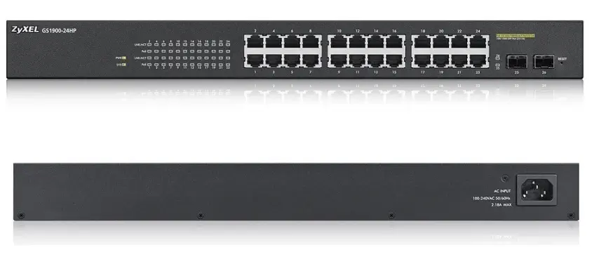 Zyxel GS1900-24HP 24 Port Gigabit PoE Switch
