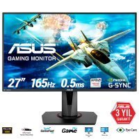 Asus VG278QR 0.5ms HDMI DVI DisplayPort 27” Full HD FreeSync ve G-Sync Uyumlu TN Gaming (Oyuncu) Monitör