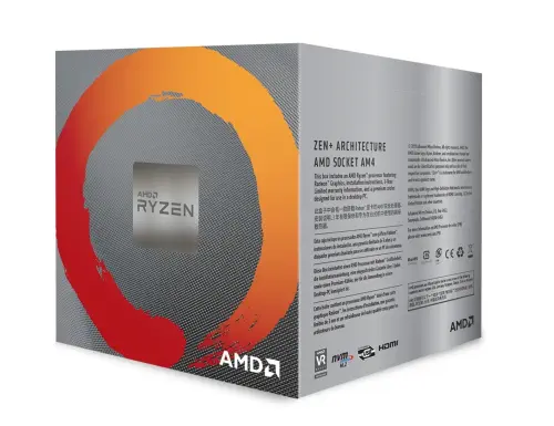 AMD Ryzen 5 3400G 3.70GHz 6MB Soket AM4 Fanlı İşlemci