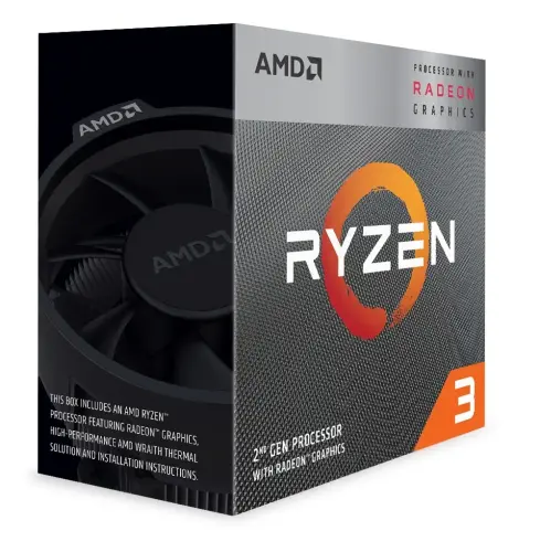 AMD Ryzen 3 3200G 3.60GHz 6MB Soket AM4 Fanlı İşlemci