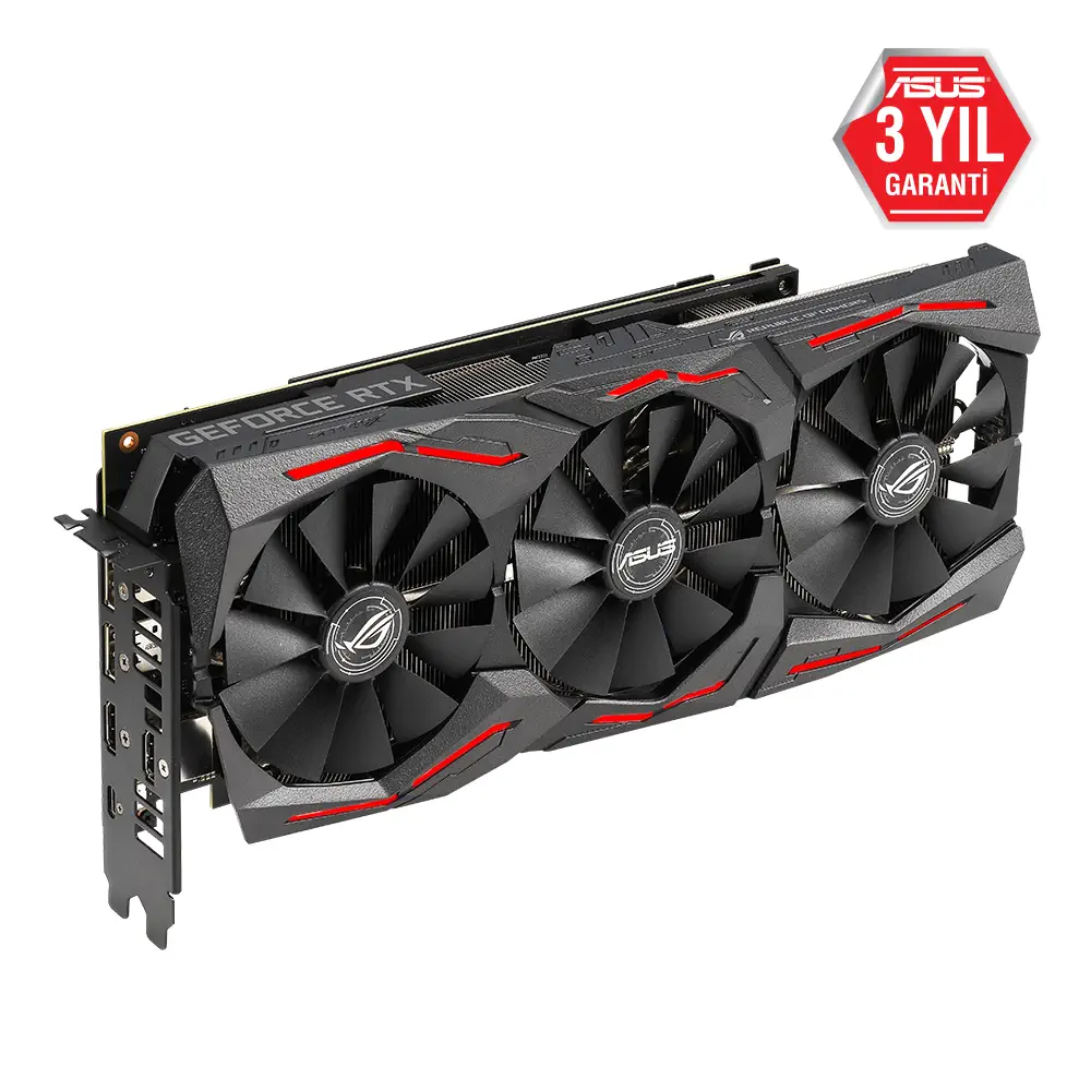 Asus Rog-Strix-RTX2060S-A8G Gaming GeForce RTX 2060 Super 8GB GDDR6 256Bit DX12 Gaming Ekran Kartı