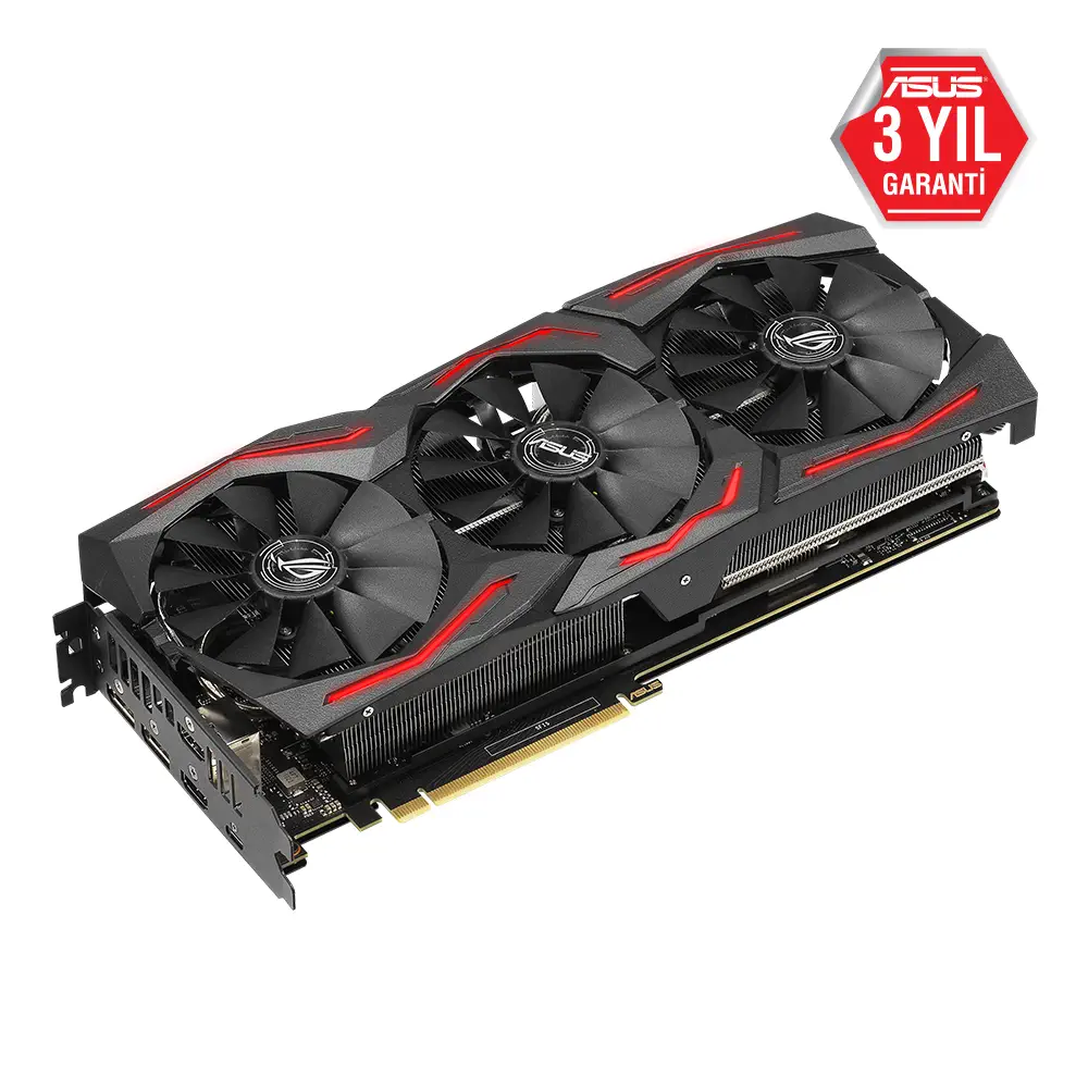 Asus Rog-Strix-RTX2060S-A8G Gaming GeForce RTX 2060 Super 8GB GDDR6 256Bit DX12 Gaming Ekran Kartı