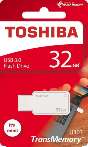 Toshiba U303 32GB THN-U303W0320E4 Beyaz Akatsuki USB 3.0 Flash Bellek