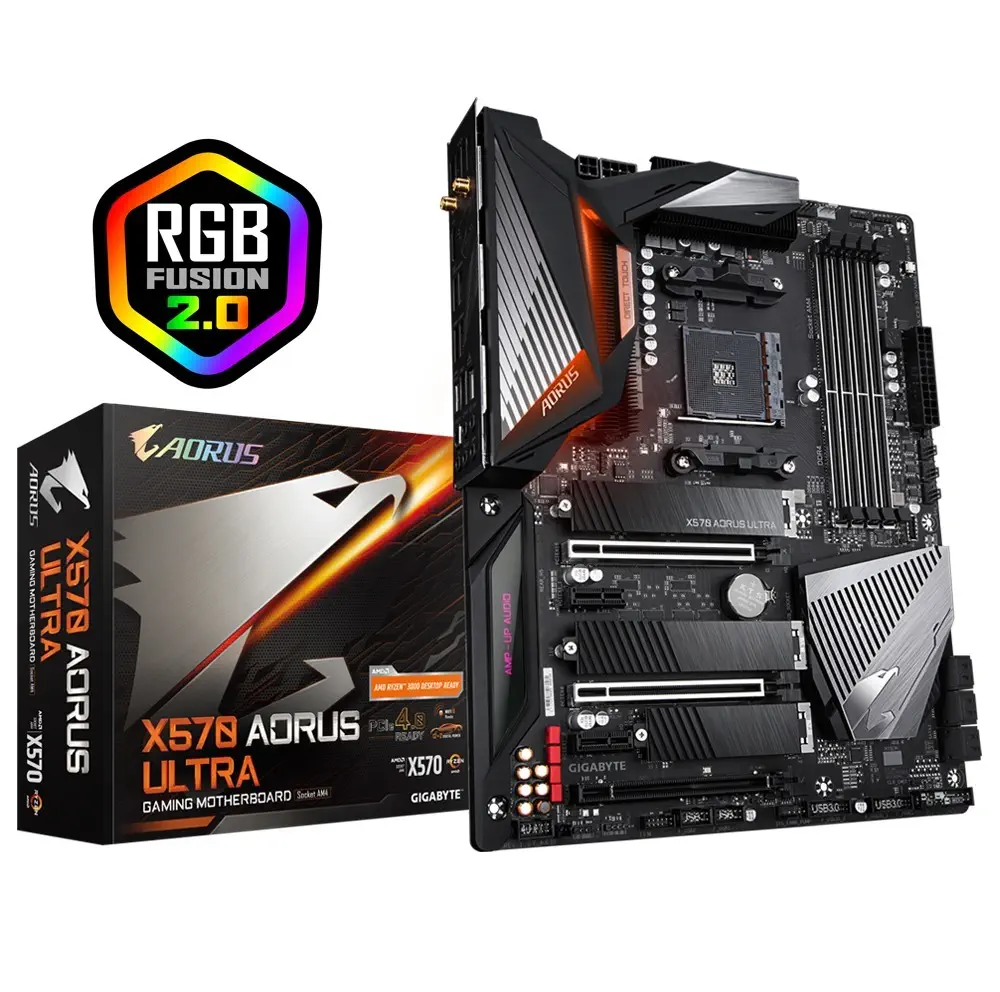 Gigabyte X570 Aorus Ultra AMD X570 Soket AM4 DDR4 4400(OC)MHz ATX Gaming Anakart