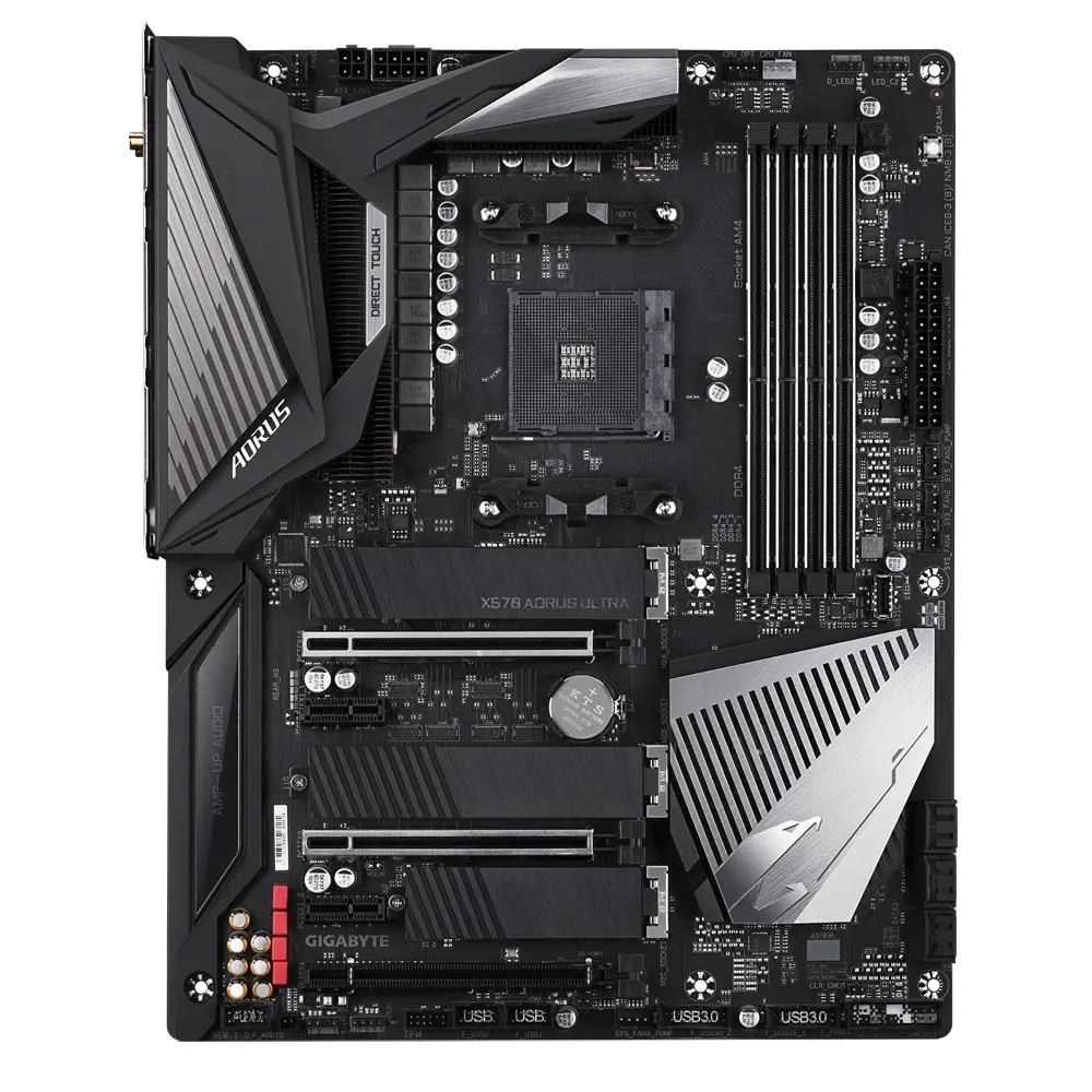 Gigabyte X570 Aorus Ultra AMD X570 Soket AM4 DDR4 4400(OC)MHz ATX Gaming Anakart