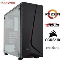 webtekno Gold 16 | R5 2600 ASUS Ph GTX 1660 Ti O6G 16GB DDR4 480GB SSD Gaming Bilgisayar
