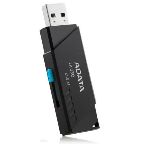 Adata UV330 AUV330-16G-RBK 16GB USB 3.1 Sürgülü Siyah Flash Bellek