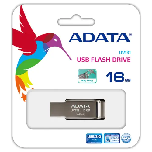 Adata UV131 AUV131-16G-RGY 16GB USB 3.1 Flash Bellek