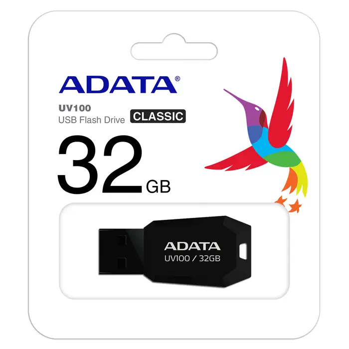 Adata UV100 AUV100-32G-RBK 32GB USB 2.0 Flash Bellek