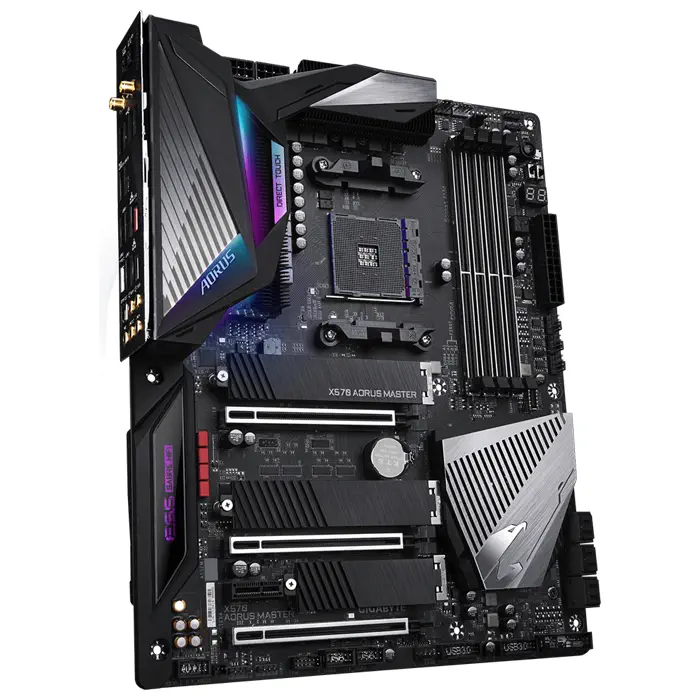 Gigabyte X570 Aorus Master AMD X570 Soket AM4 DDR4 4400(OC)MHz ATX Gaming Anakart