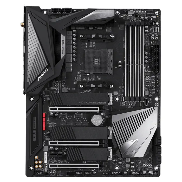 Gigabyte X570 Aorus Master AMD X570 Soket AM4 DDR4 4400(OC)MHz ATX Gaming Anakart
