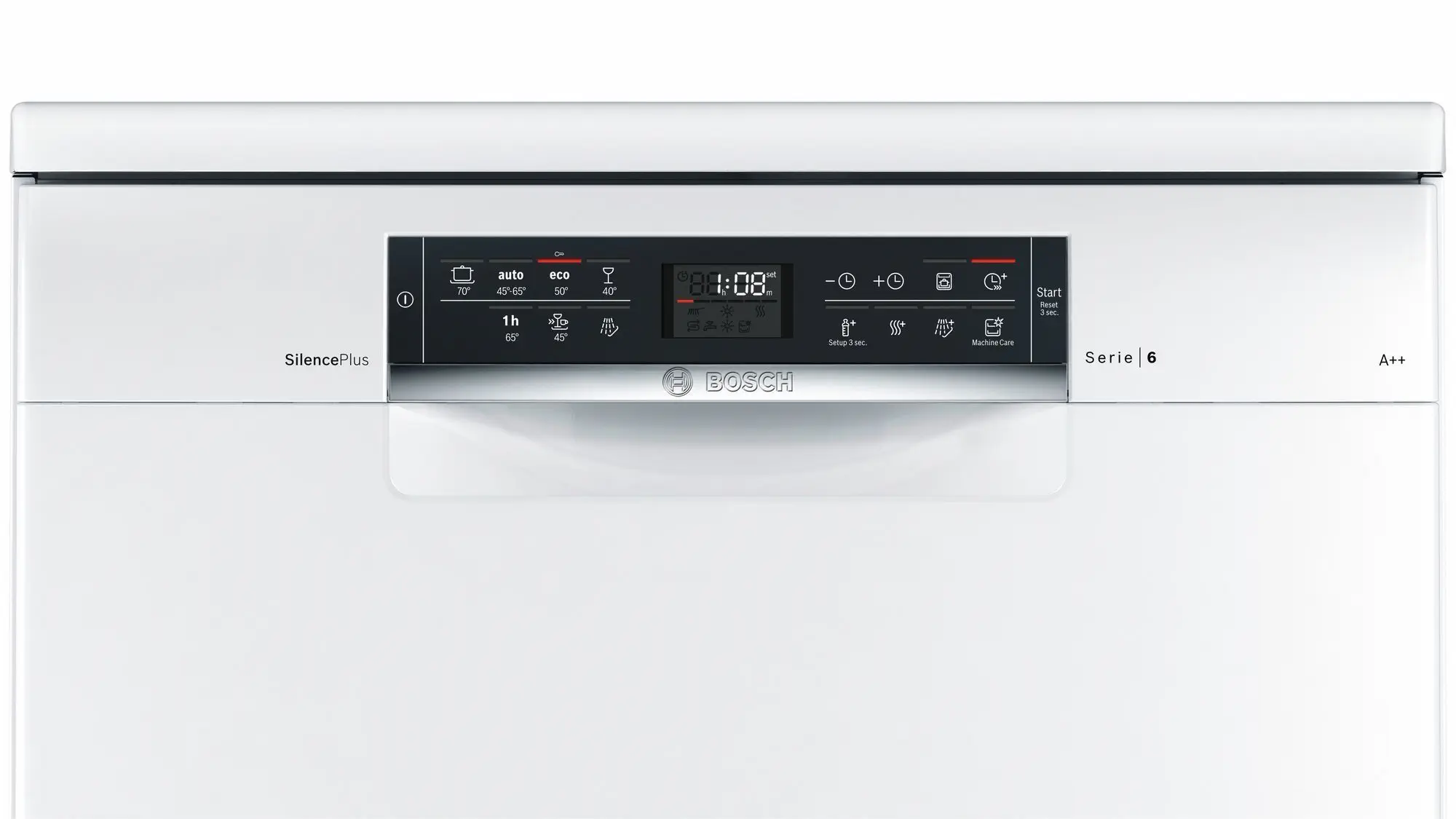 Bosch SMS67NW01T A++ 7 Programlı Beyaz Bulaşık Makinesi