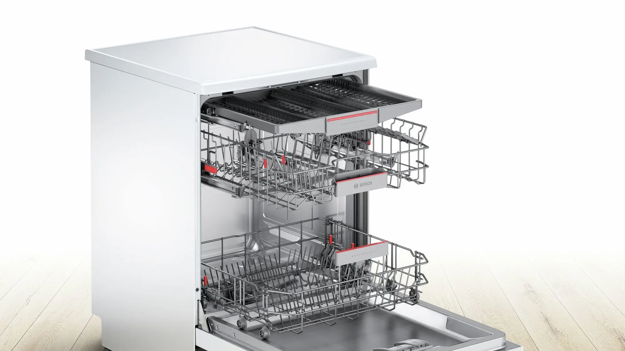 Bosch SMS67NW01T A++ 7 Programlı Beyaz Bulaşık Makinesi