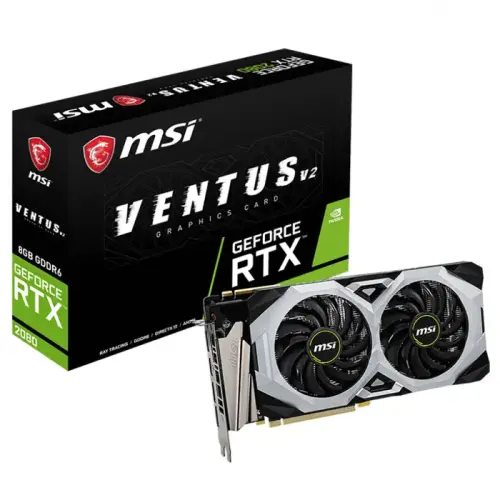 Msi RTX 2080 Ventus 8G V2 GeForce RTX 2080 8GB GDDR6 256Bit DX12 Gaming Ekran Kartı