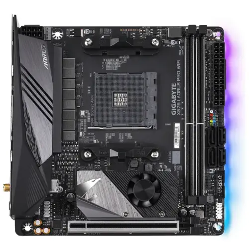 Gigabyte X570 I Aorus Pro Wi-Fi AMD X570 Soket AM4 DDR4 4400(OC)MHz Mini-ITX Gaming Anakart