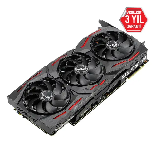 Asus ROG-Strix-RTX2080S-A8G-Gaming GeForce RTX 2080 Super 8GB GDDR6 256Bit DX12 Gaming Ekran Kartı