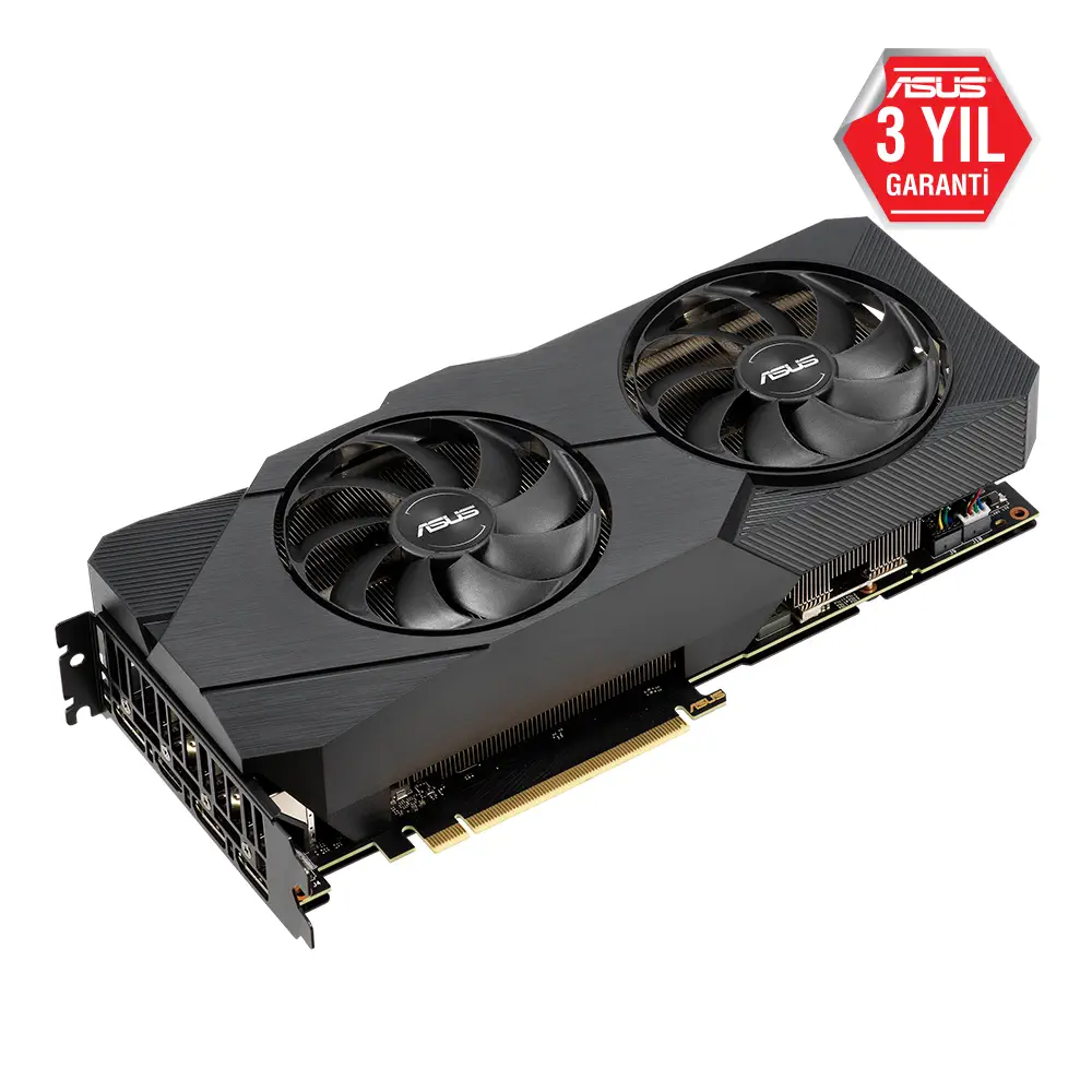 Asus GeForce DUAL-RTX2080S-O8G-EVO RTX 2080 Süper 8GB GDDR6 256Bit DX12 Gaming(Oyuncu) Ekran Kartı