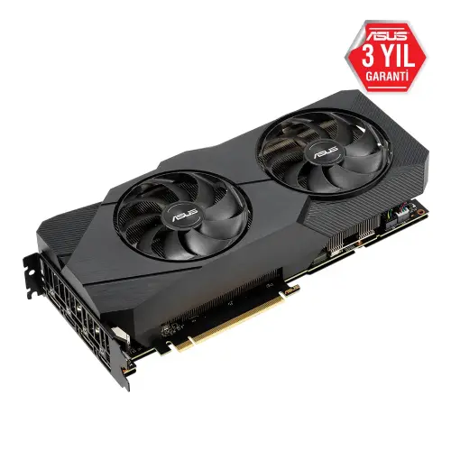Asus GeForce DUAL-RTX2080S-O8G-EVO RTX 2080 Süper 8GB GDDR6 256Bit DX12 Gaming(Oyuncu) Ekran Kartı