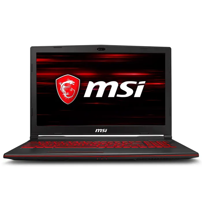 MSI GL63 9SE-822XTR i7-9750H 16GB DDR4 512GB SSD 6GB RTX 2060 15.6” Full HD FreeDOS Gaming Notebook