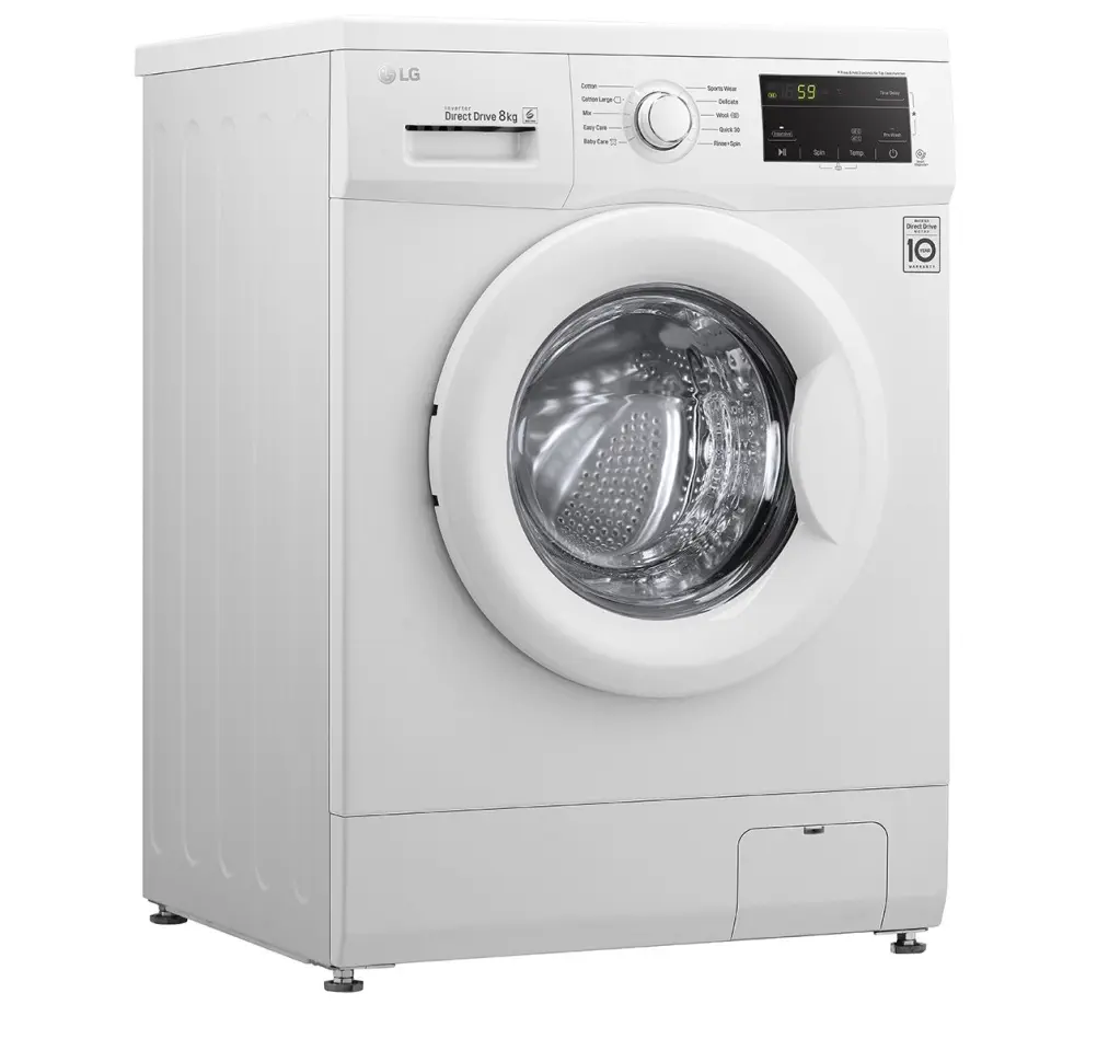 LG FH2J3TDNP0 A+++ 8 Kg 1200 Devir Beyaz Çamaşır Makinesi